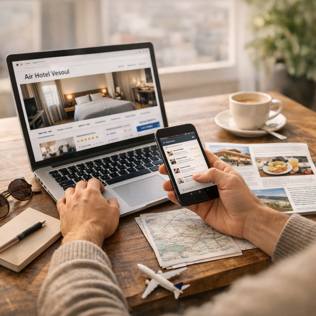 Comment vérifier les informations d’un hôtel avant de réserver à Vesoul
