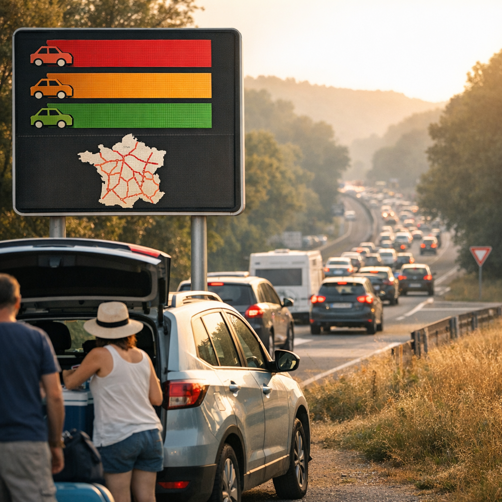 Quelle heure partir pour éviter les bouchons du week-end du 15 août