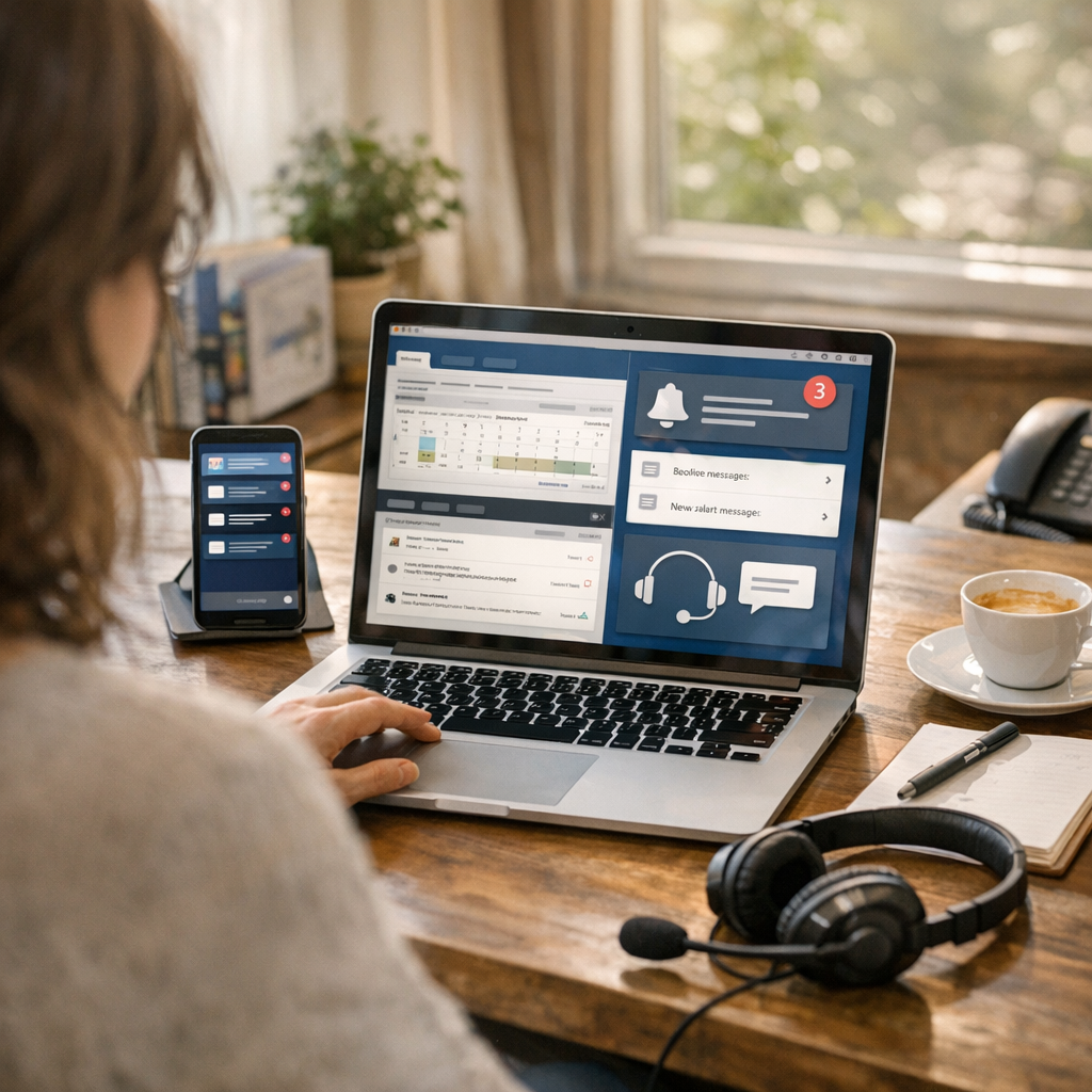 Compte et connexion : extranet, notifications, messages et support