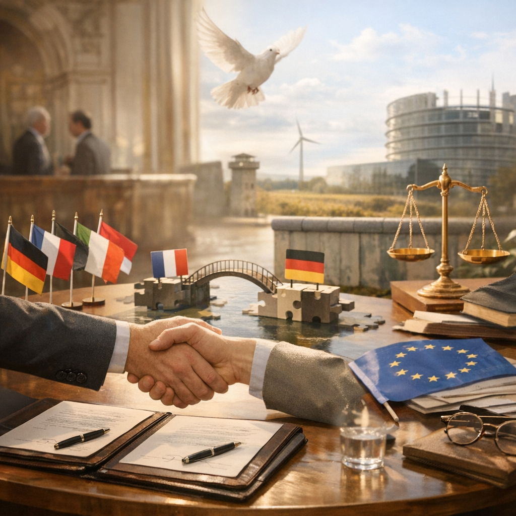 Pourquoi on a créé l'Union européenne : paix, interdépendance et règles communes