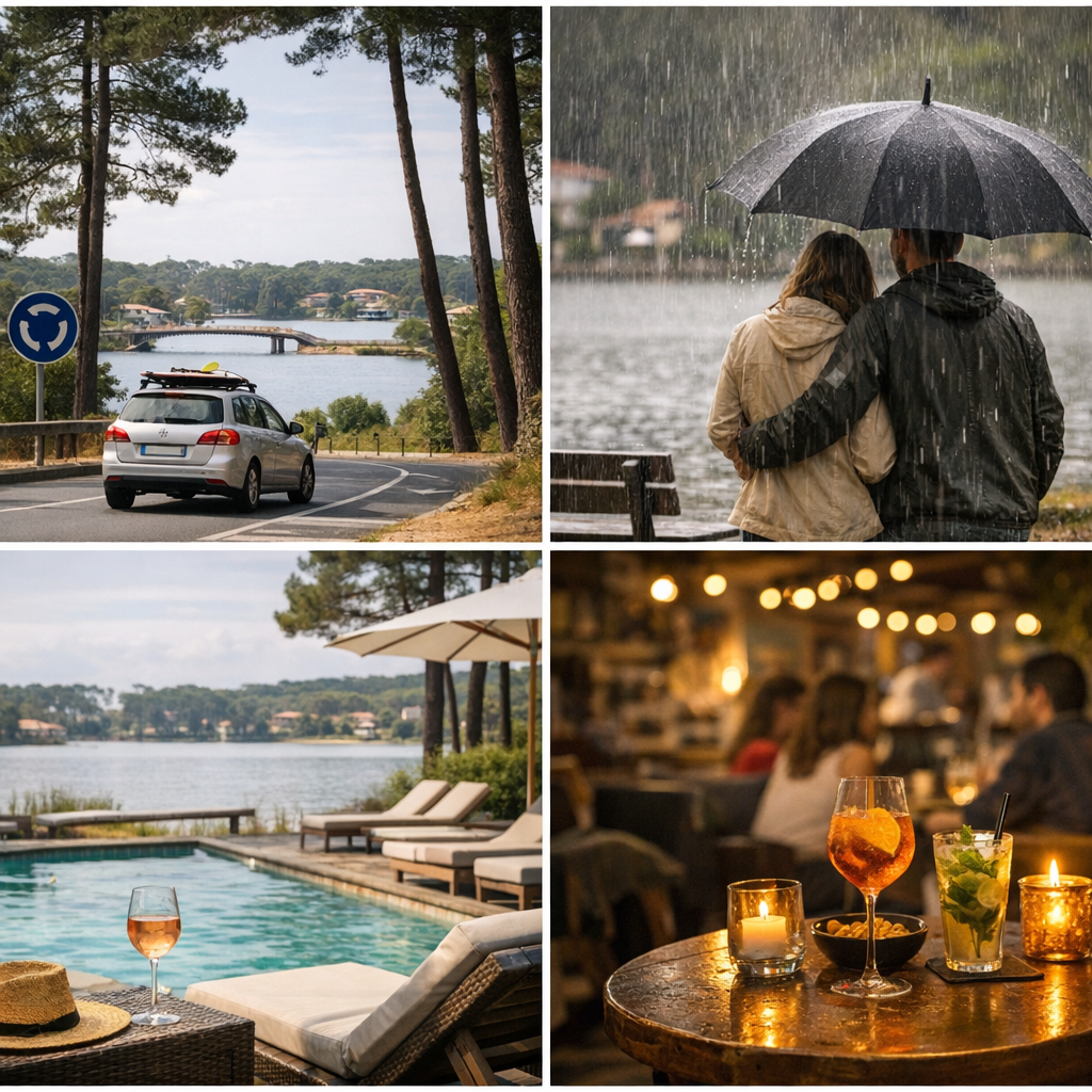 Votre séjour autour du lac d’Hossegor&nbsp;: accès, pluie, week-end et soirées