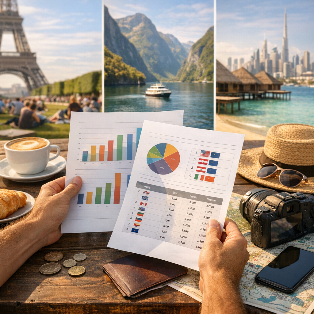 Comparatif 2026 : qualité de vie, fréquentation touristique et budget de séjour