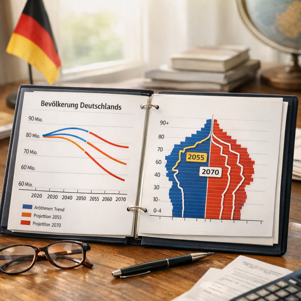 Prévisions de la population de l’Allemagne : ce qui est prévu jusqu’en 2055 et au-delà
