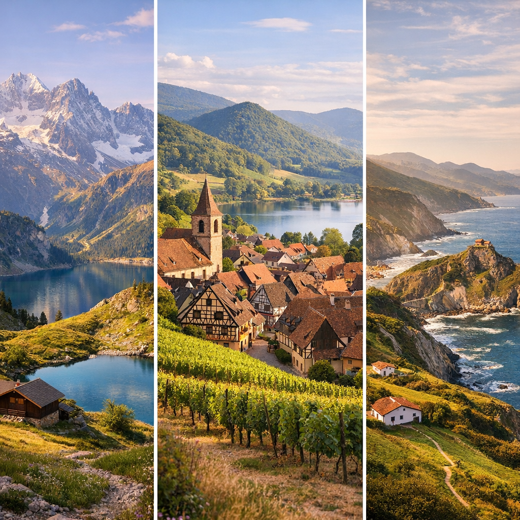 3 - Savoie, Alsace et Pays basque : reliefs, lacs et identités fortes