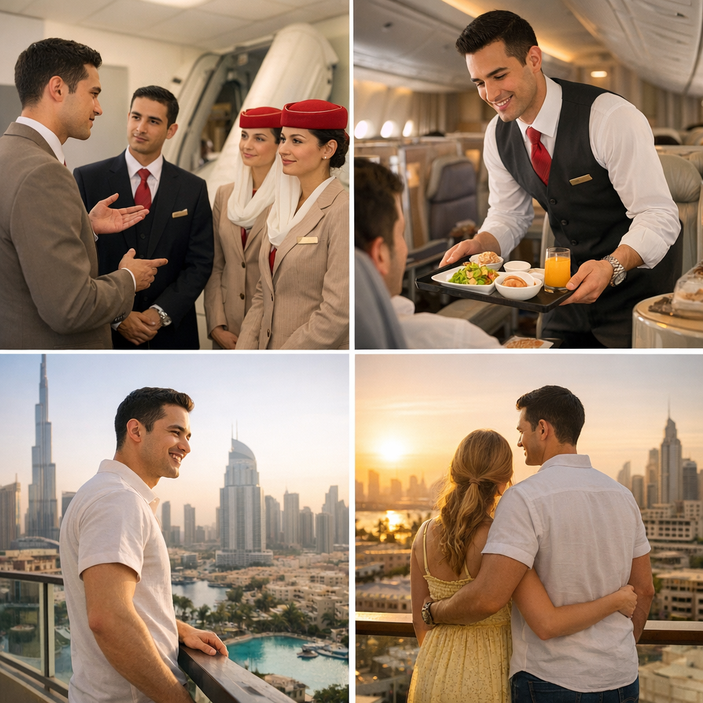 Formation, service Emirates et vie à Dubaï