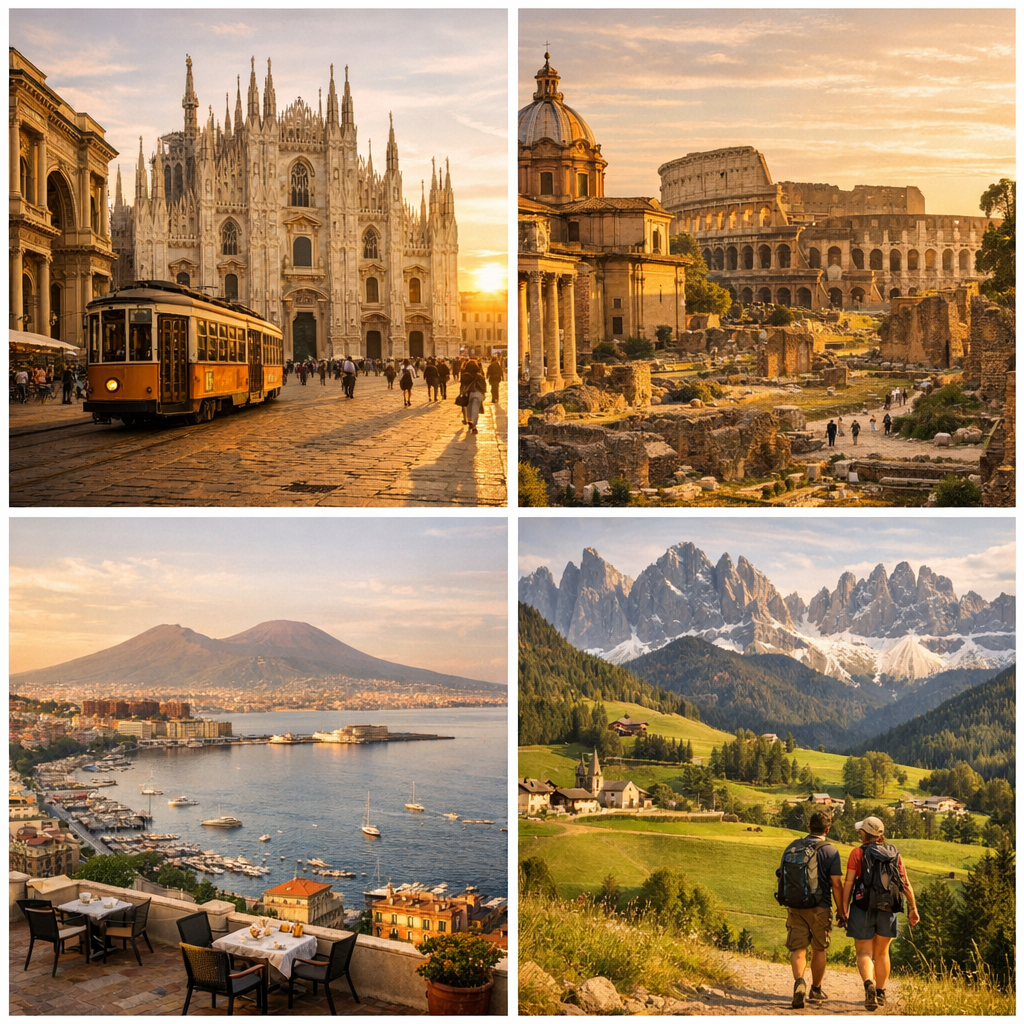 Variations régionales : Milan, Rome, Naples et l'Italie du Nord en un tableau utile