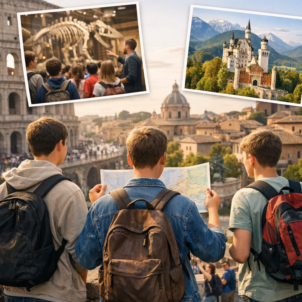 Voyages scolaires éducatifs en Europe : choisir une destination qui sert le projet