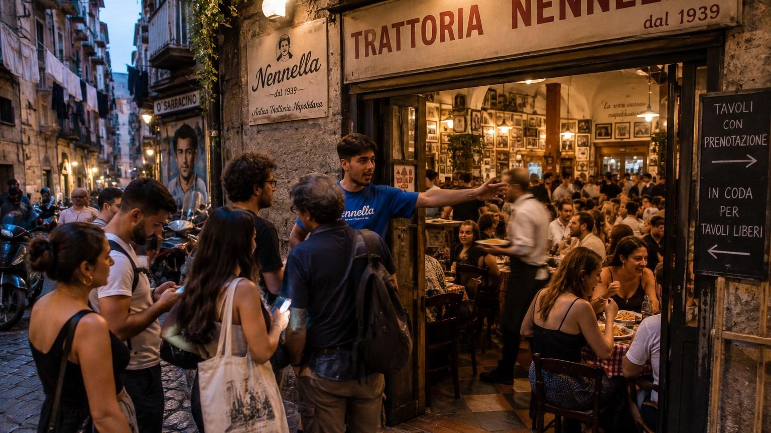 À Naples, la mythique trattoria Nennella accepte les réservations pour la première fois en près de 80 ans, mais garde la moitié des tables pour la file d'attente