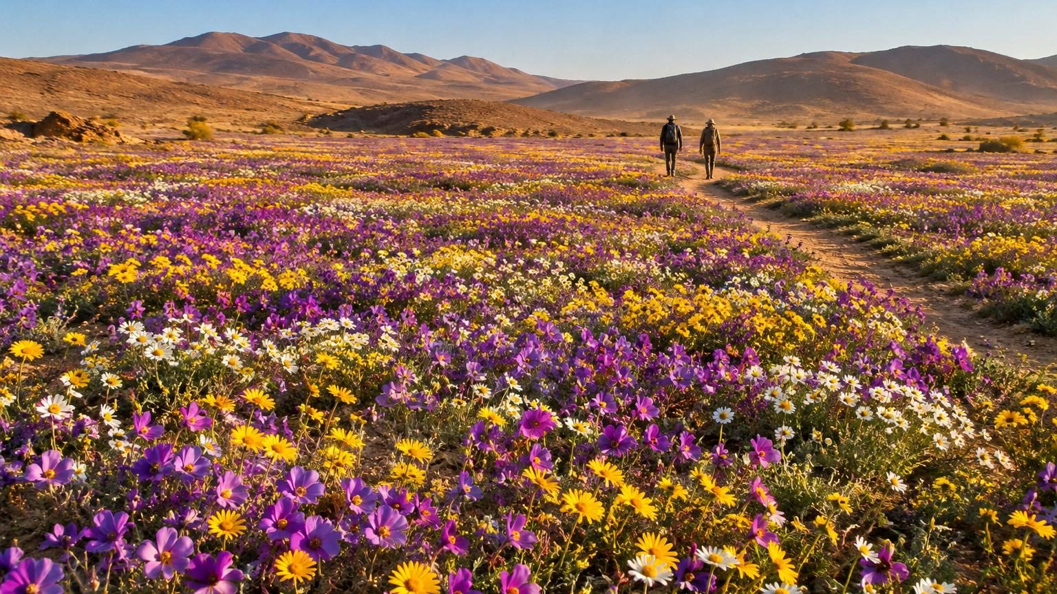 Au Chili, le désert d'Atacama se couvre de fleurs : une floraison « historique » attendue ce printemps austral avec plus de 200 espèces