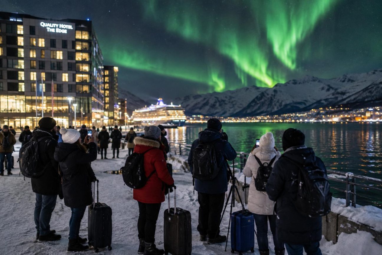 Aurores boréales : Tromsø devient la première commune de Norvège à voter une taxe touristique de 3 % sur les nuitées, prévue au 1er janvier 2027