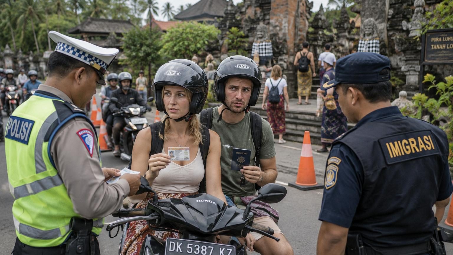 Bali : plus de 60 étrangers épinglés pour infraction à leur visa en 21 jours, casque, sarong, permis adapté à la cylindrée, les règles à respecter