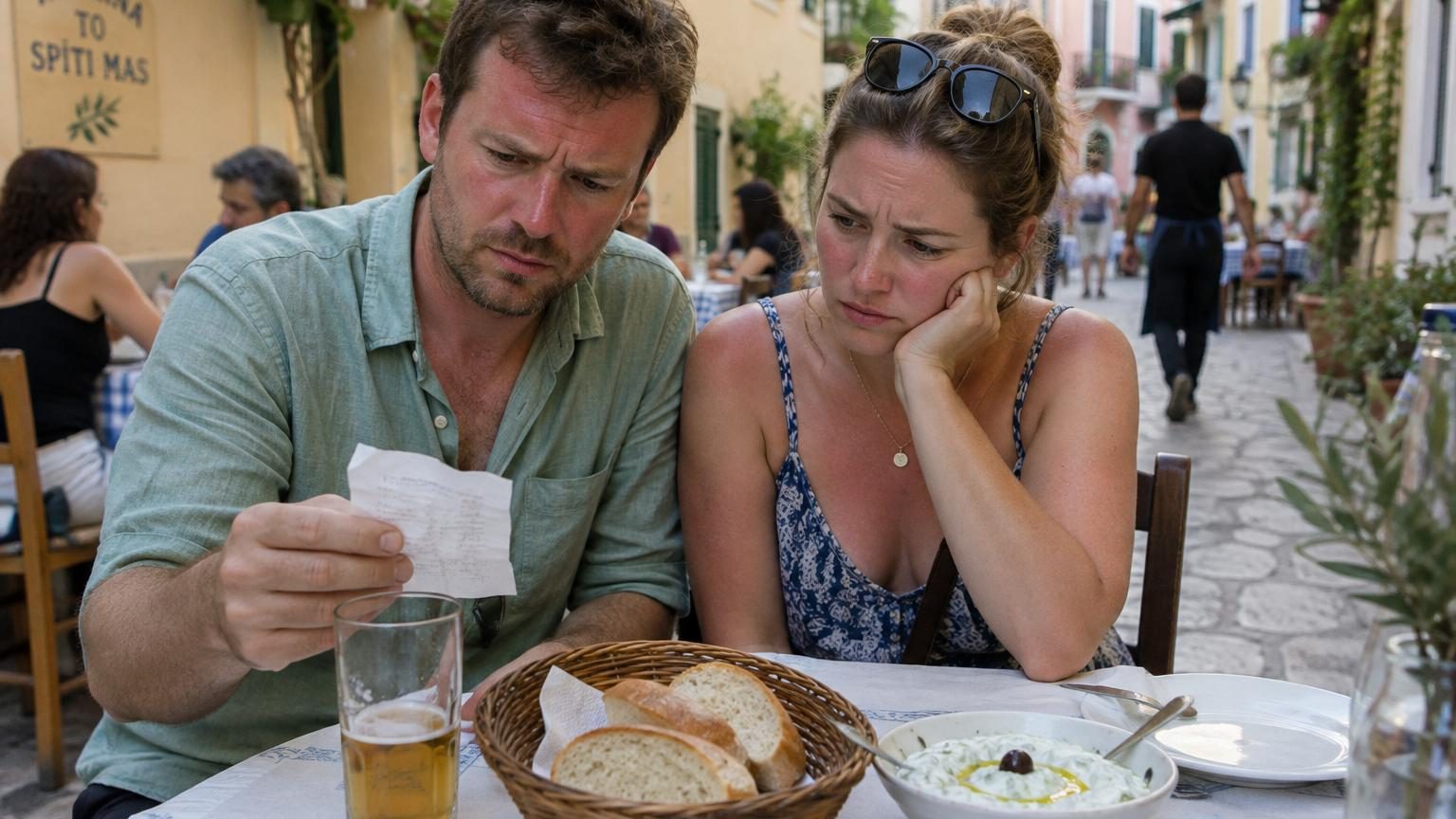 Bière à 6,50 euros au lieu de 5, pain et tzatziki facturés sans avoir été commandés : à Corfou, une enquête dévoile les arnaques qui visent les touristes