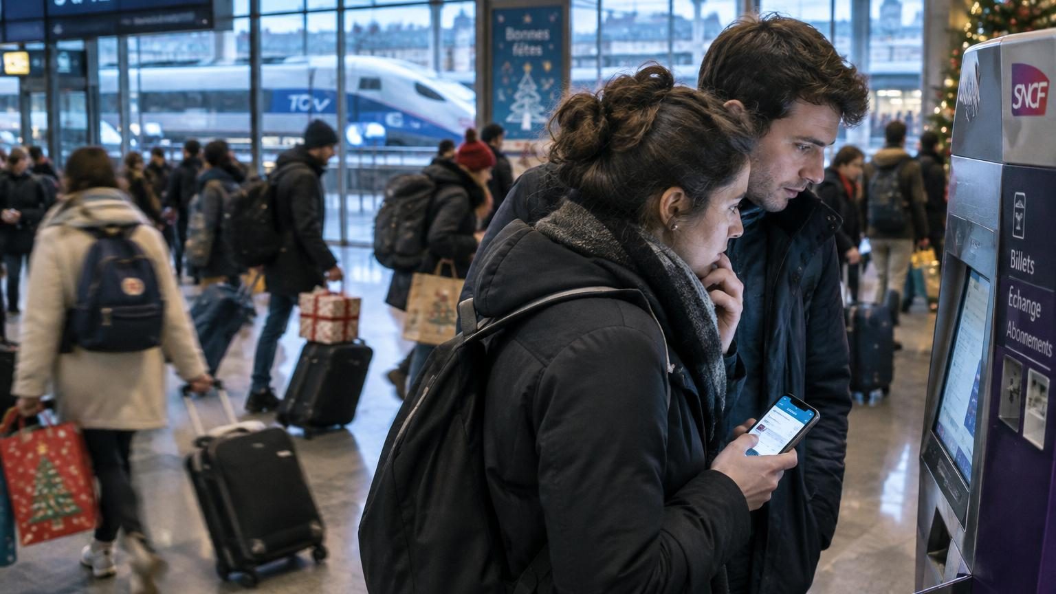 Billets de train pour Noël et le Nouvel An : la SNCF ouvre les ventes le mercredi 30 septembre pour les TGV, Intercités et Ouigo jusqu'au 6 janvier 2027