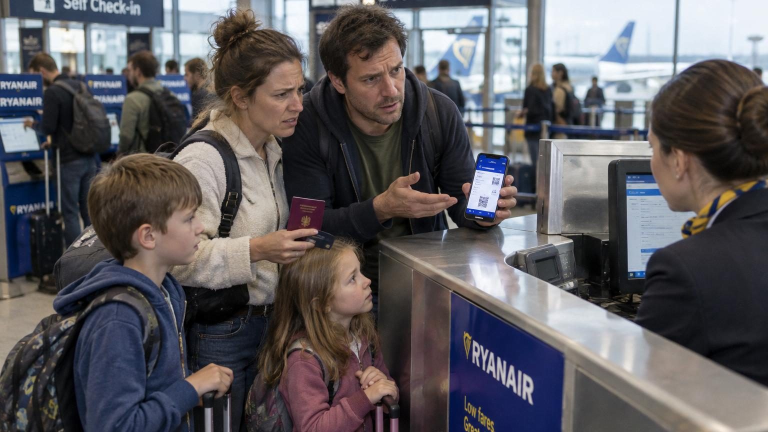 En Allemagne, la justice condamne Ryanair à rembourser 275 euros à une famille facturée 55 euros par personne pour l'enregistrement au comptoir