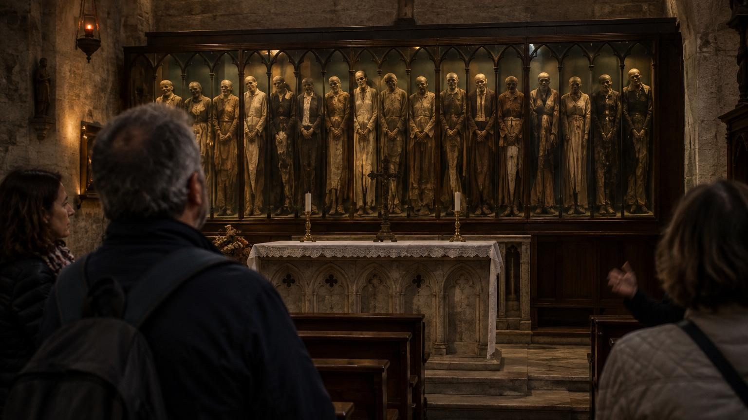 En Italie, cette église des Marches expose 18 momies mystérieuses derrière son autel : à Urbania, la « Chiesa dei Morti » se visite en petits groupes