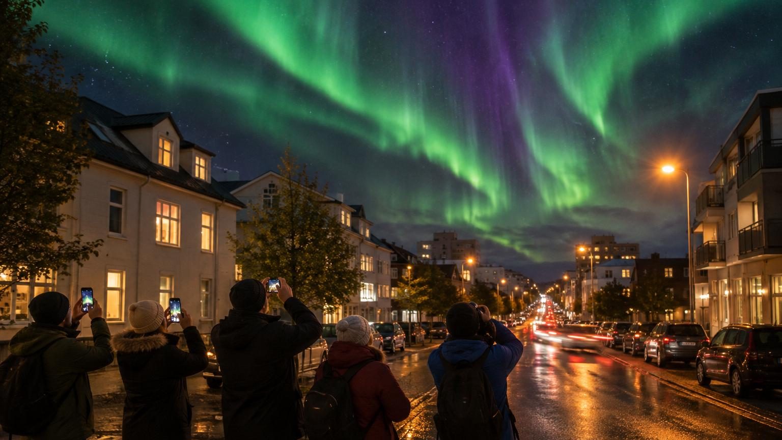Les aurores boréales sont de retour en Islande, visibles depuis le centre de Reykjavik, et l'activité 2026 s'annonce supérieure à la normale