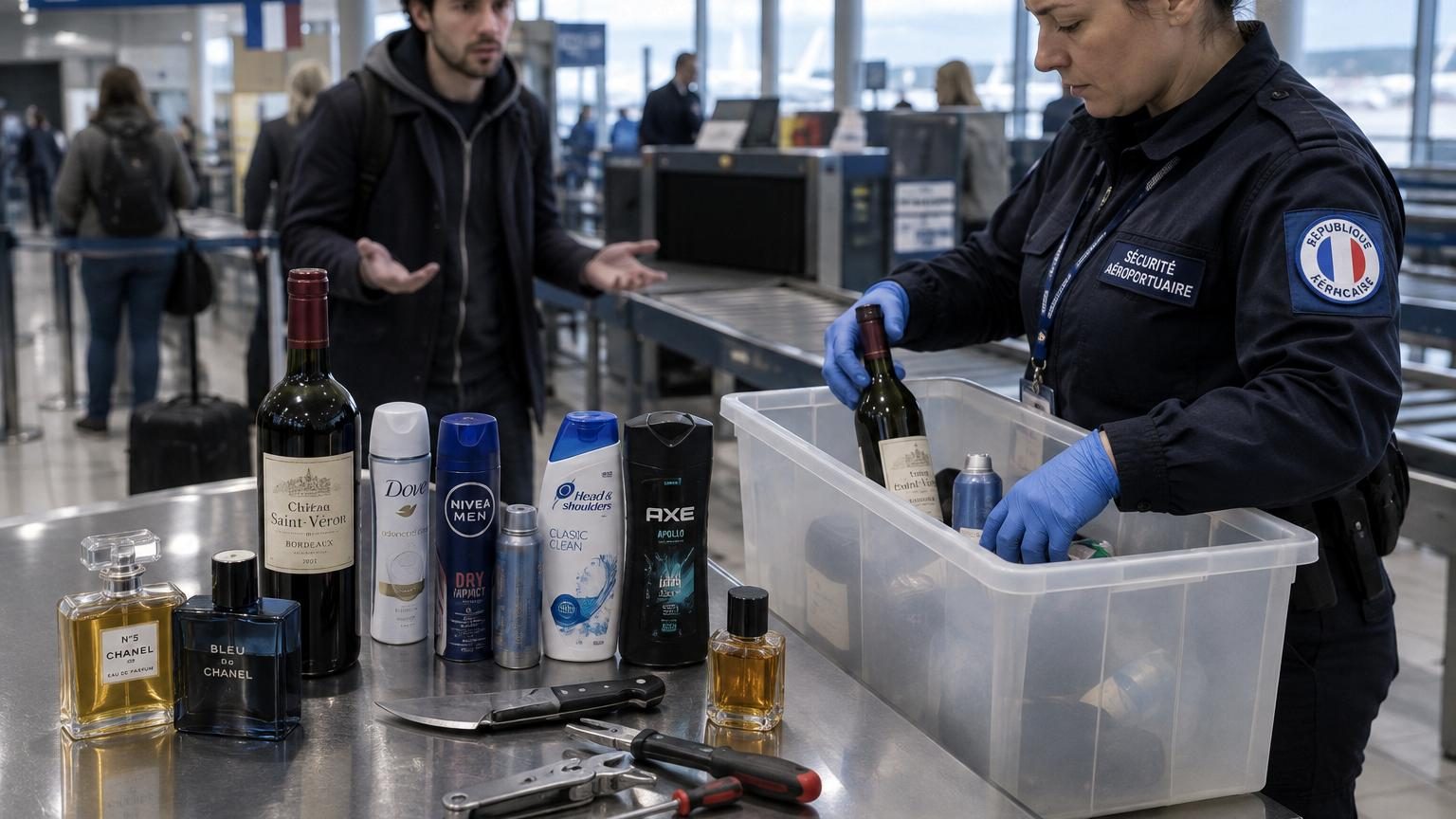 Que deviennent les objets confisqués au contrôle de sécurité dans les aéroports français ? Certains finissent aux Restos du cœur, d'autres peuvent vous être renvoyés