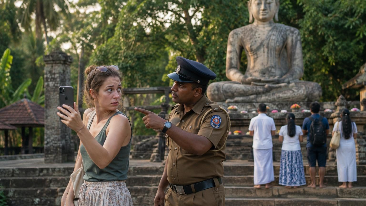Randonnée nue interdite en Suisse (Appenzell), selfie dos à Bouddha illégal au Sri Lanka : les faux pas de voyage qui peuvent coûter cher, selon Lonely Planet