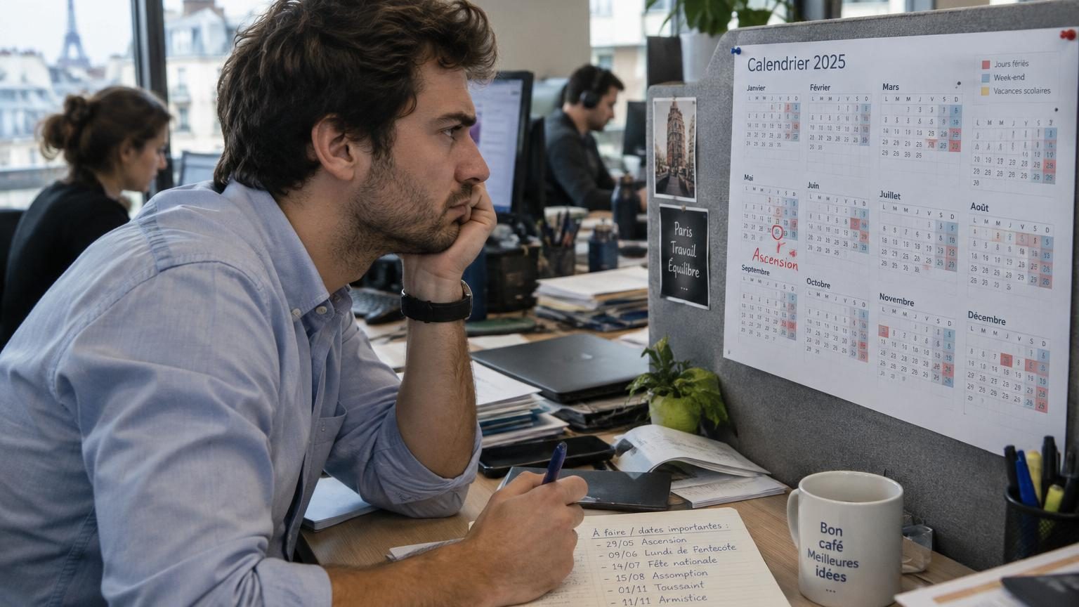 Toussaint un dimanche, 1er et 8 mai un samedi : les ponts 2026-2027 sont rares, seule l'Ascension offre un week-end de quatre jours
