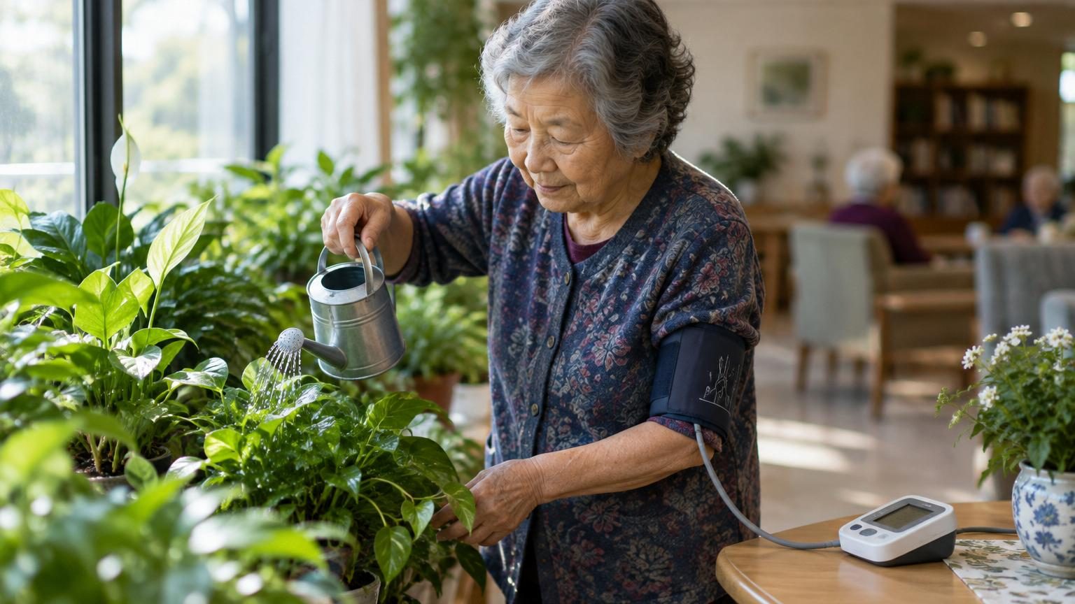 10 minutes à arroser ses plantes d'intérieur : ce que les chercheurs ont mesuré chez les seniors sur la tension et l'anxiété