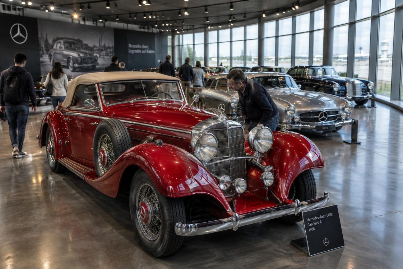 140 ans d'histoire automobile dans un garage circulaire : à Bucarest, cette collection privée cache des trésors signés Mercedes