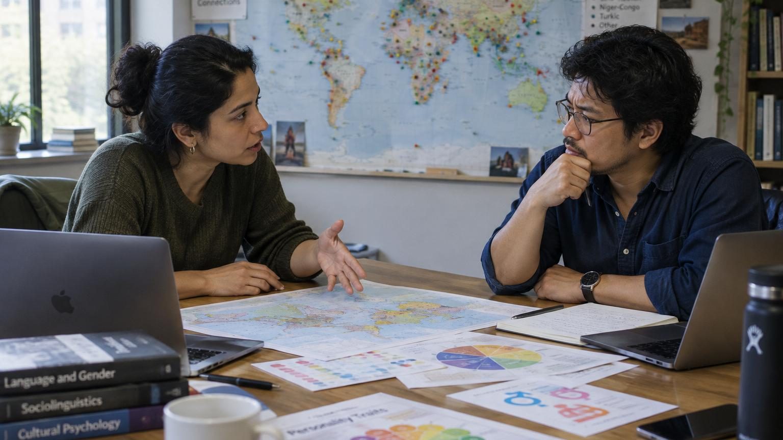 48 langues passées au crible : plus une langue est genrée, plus les écarts de personnalité entre hommes et femmes sont marqués