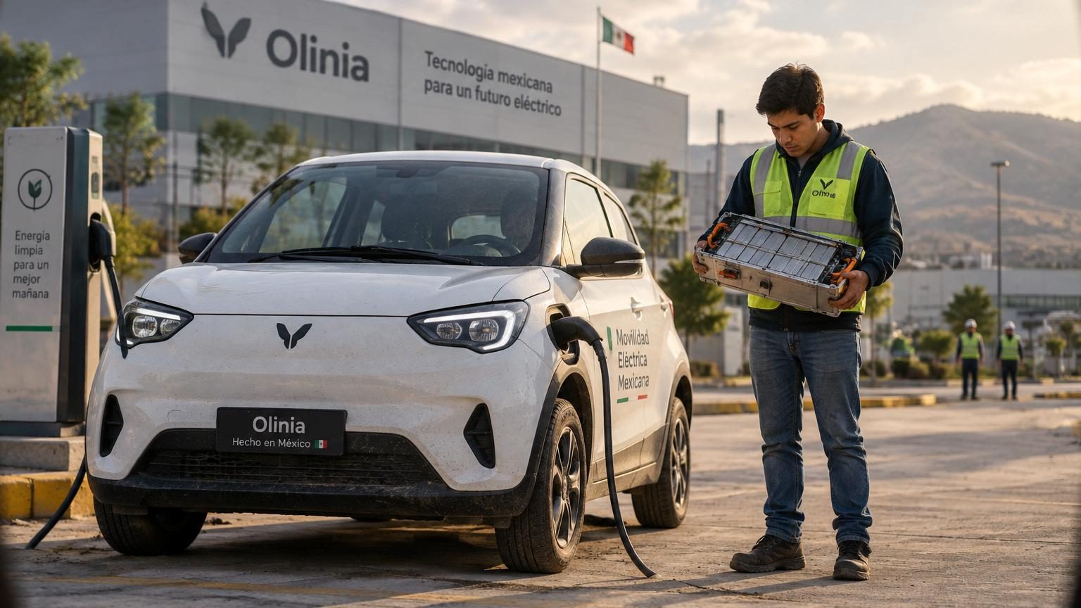 49 centimes par kilomètre et des batteries fabriquées à Puebla : les nouvelles données sur Olinia, la voiture électrique mexicaine