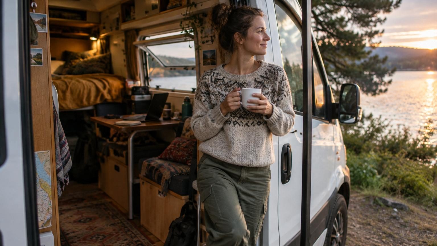 À 12 m², elle pensait perdre en confort : un an après avoir quitté son appartement pour son camping-car, elle ne reviendrait pour rien au monde