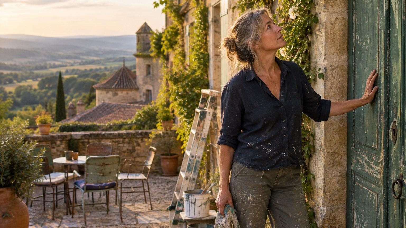À 56 ans, elle quitte les États-Unis et achète un château en France : ce qu'elle en a fait dépasse le simple projet de retraite