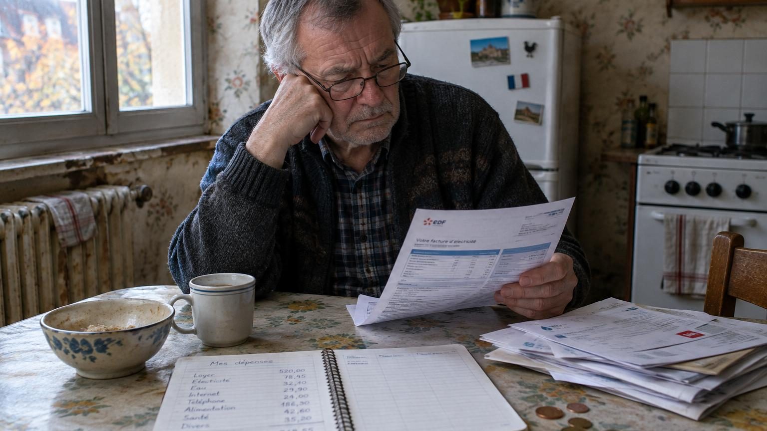 Anthony, retraité, vit avec 1 000 € par mois : « Tout passe dans la nourriture et l&rsquo;électricité »