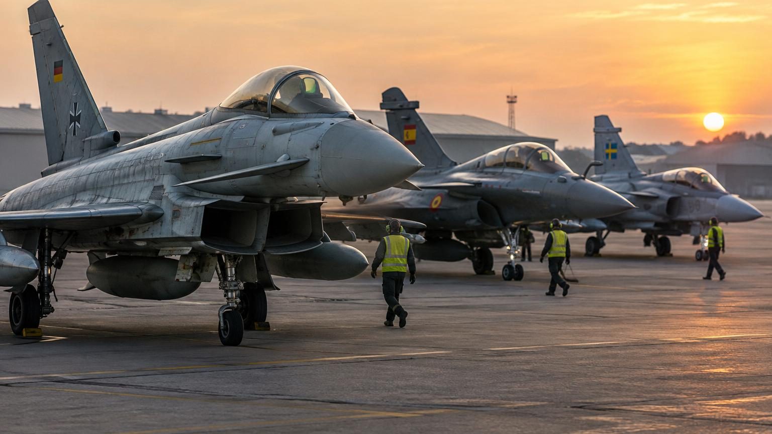 Après l’échec du projet franco-allemand, l’Allemagne s’allie à l’Espagne et à la Suède : ce trio veut dépasser le Rafale