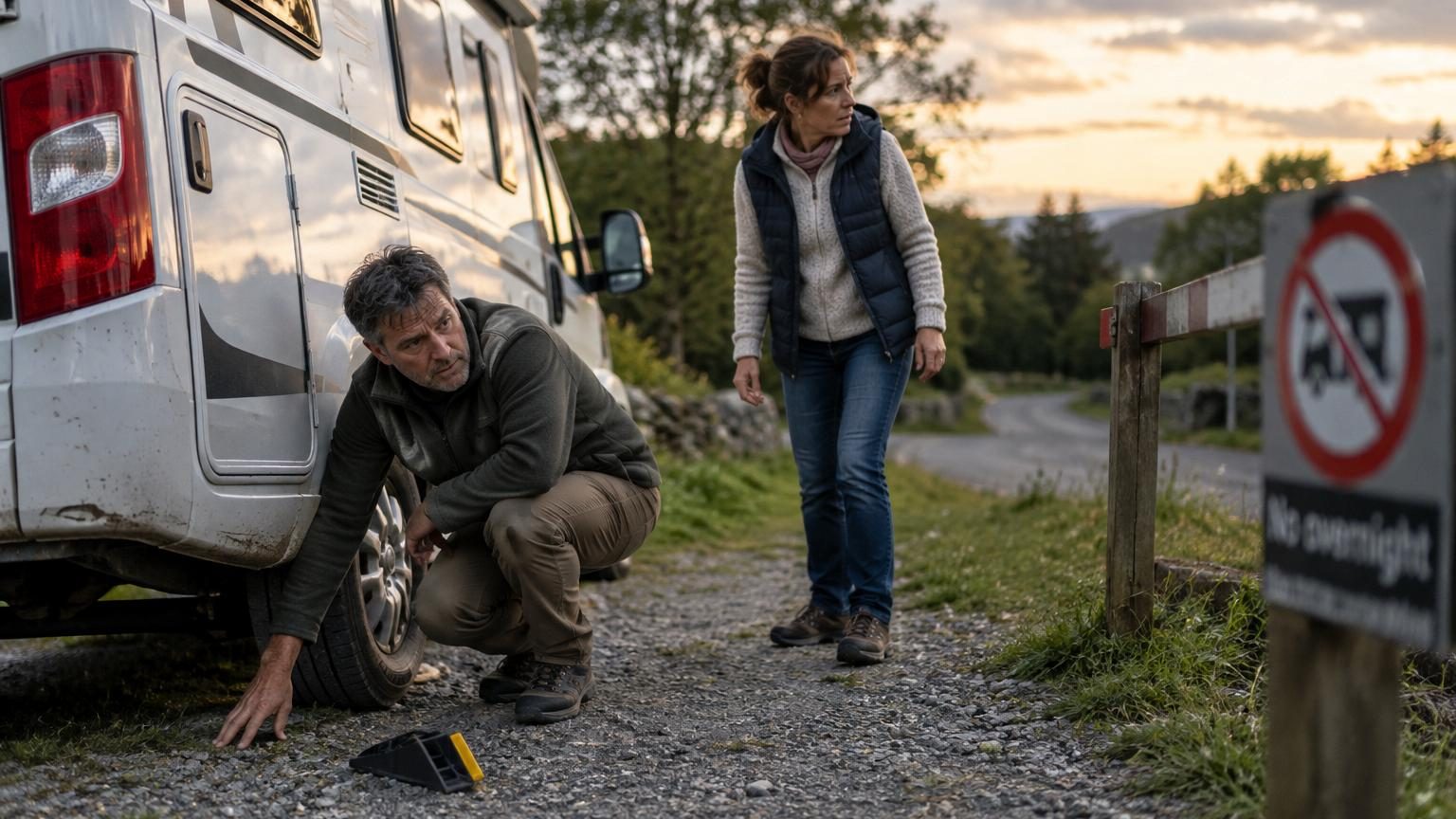 Avant de stationner votre camping-car pour la nuit, vérifiez ce détail : cette erreur peut transformer une étape tranquille en gros problème