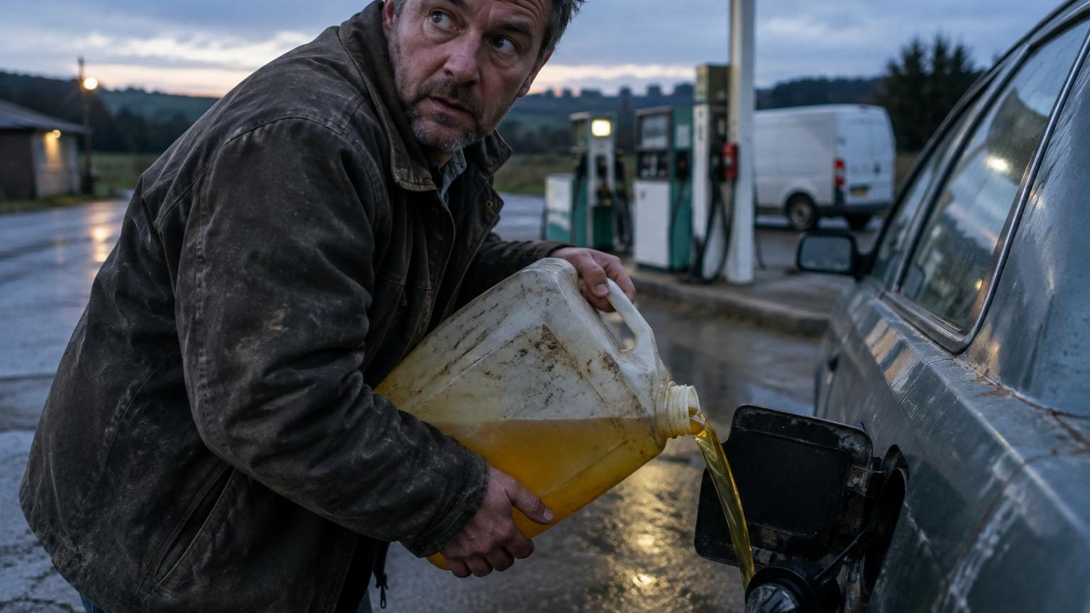 Carburant trop cher : ils roulent à l'huile de friture ou au gazole "rouge" pour économiser à la pompe, au risque de lourdes sanctions