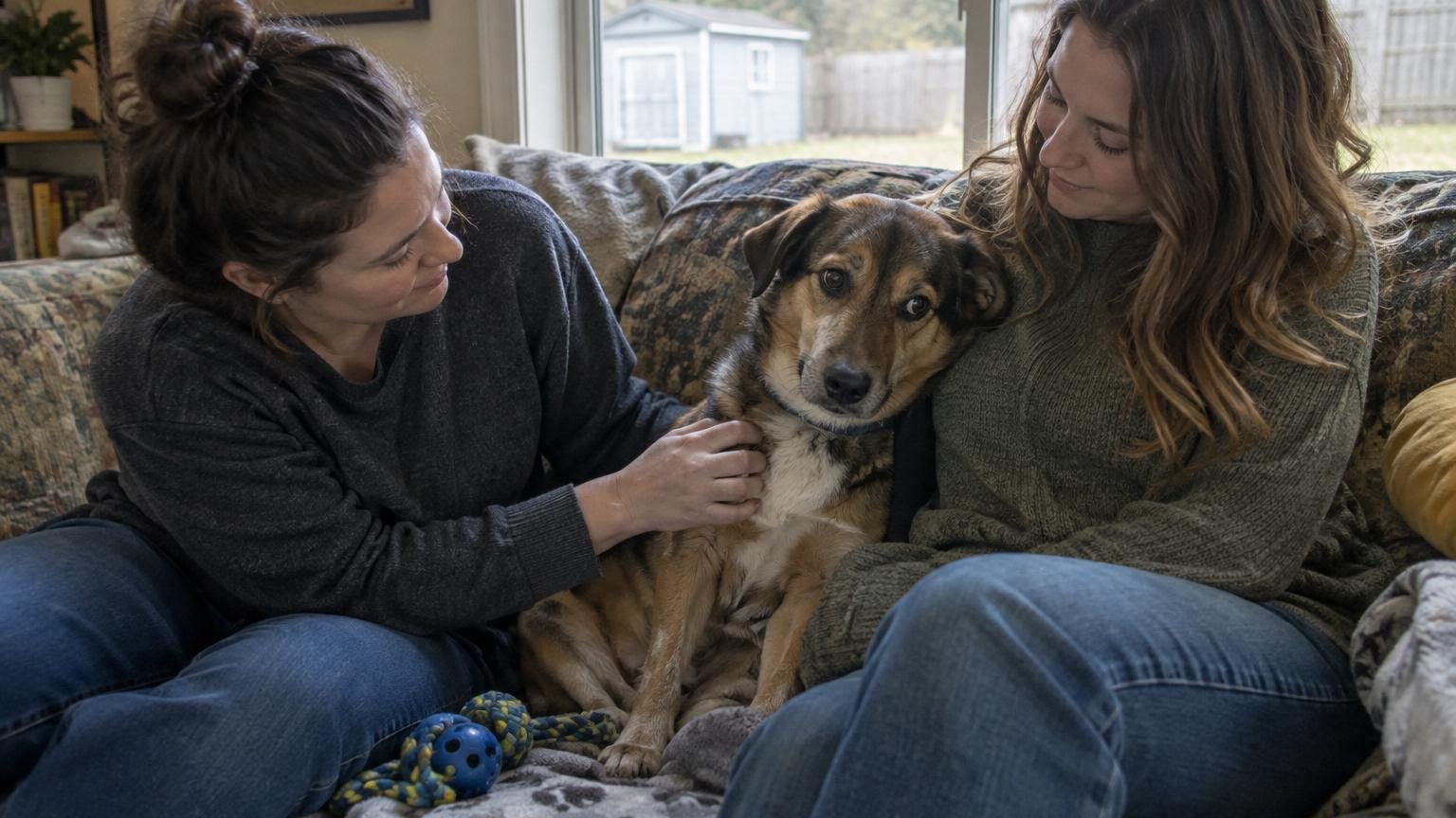 Ce chien de refuge ne supporte pas les hommes : l'annonce d'adoption précise qu'il cherche un couple de femmes