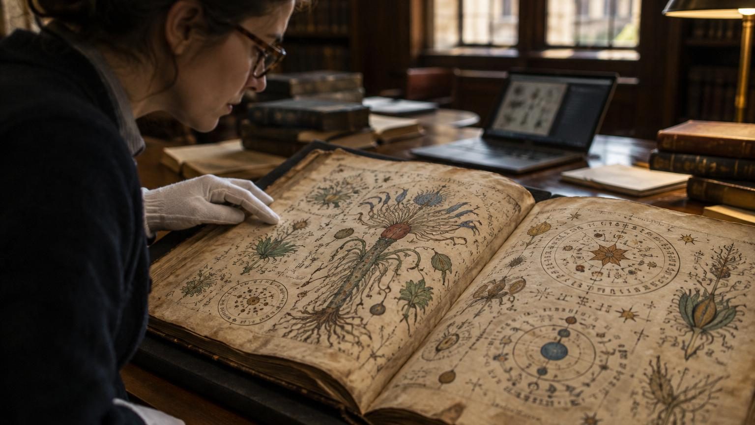 Ce livre médiéval résiste aux décrypteurs depuis plus d'un siècle : alphabet inventé, plantes inconnues et femmes dans des bassins, voici le mystère du manuscrit de Voynich