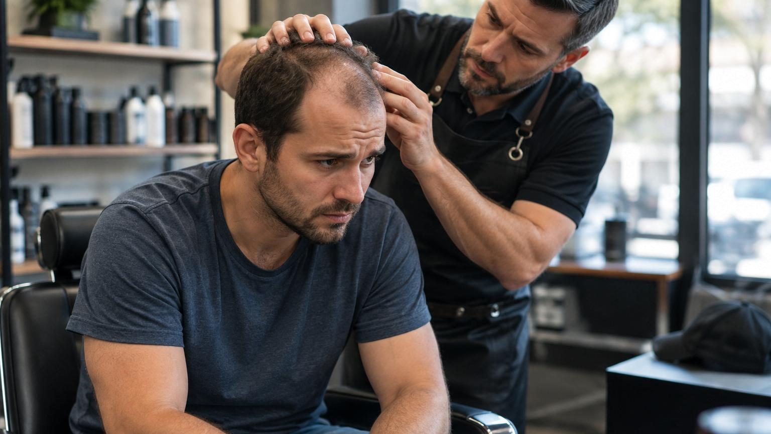 Ce n'est ni la casquette ni le gel : un expert révèle les vraies causes qui accélèrent la chute des cheveux chez les hommes