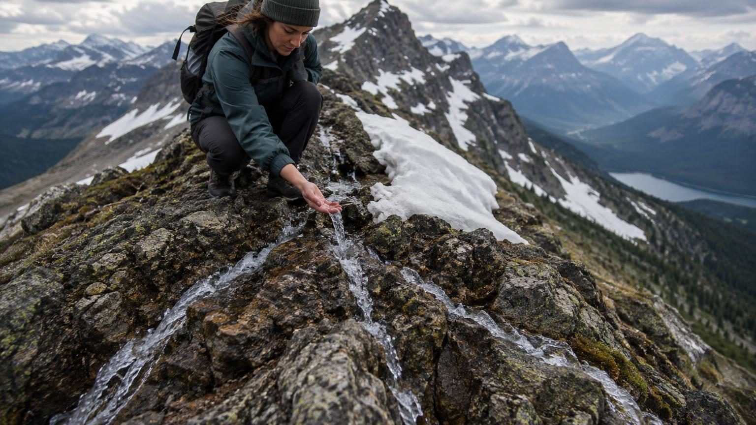 Ce sommet du Montana est le seul endroit de la planète où une goutte de pluie peut finir dans trois océans différents