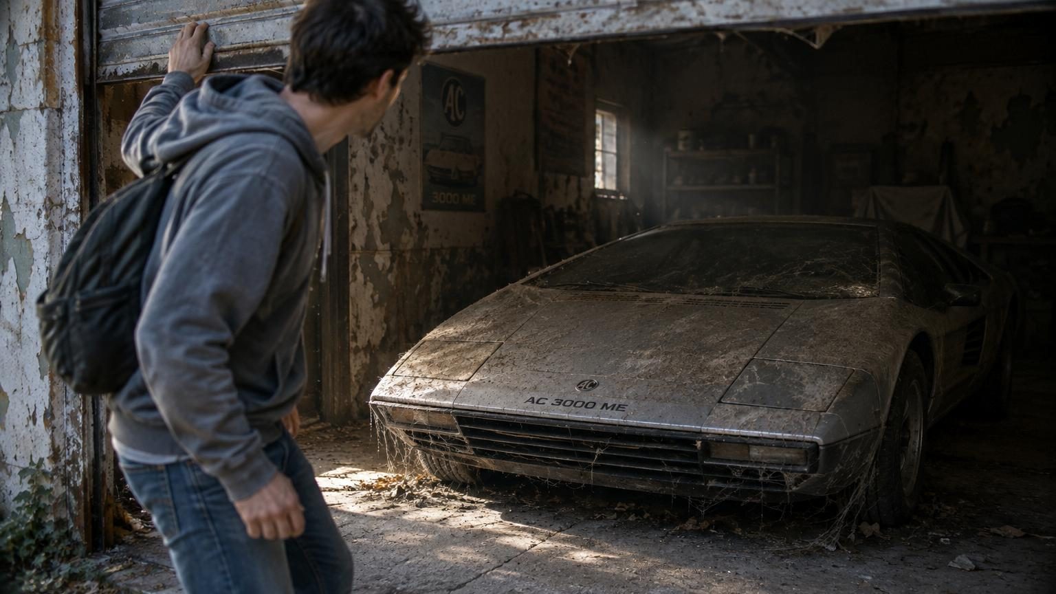 Ce type a découvert un concept AC 3000 ME abandonné dans un manoir