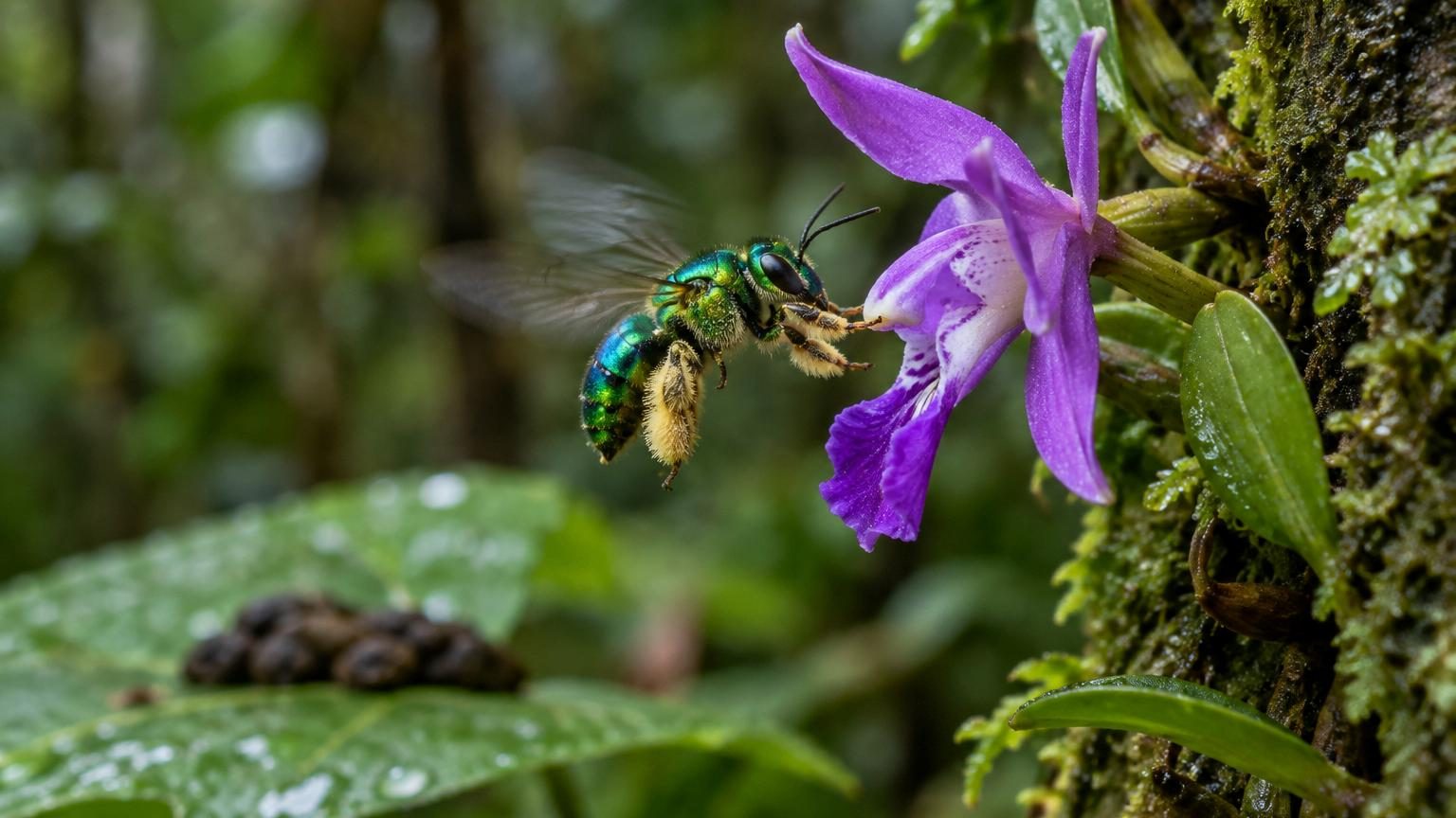 Ces abeilles mâles fabriquent leur parfum de séduction avec des fleurs et des excréments : voici ce qu'il révèle aux femelles