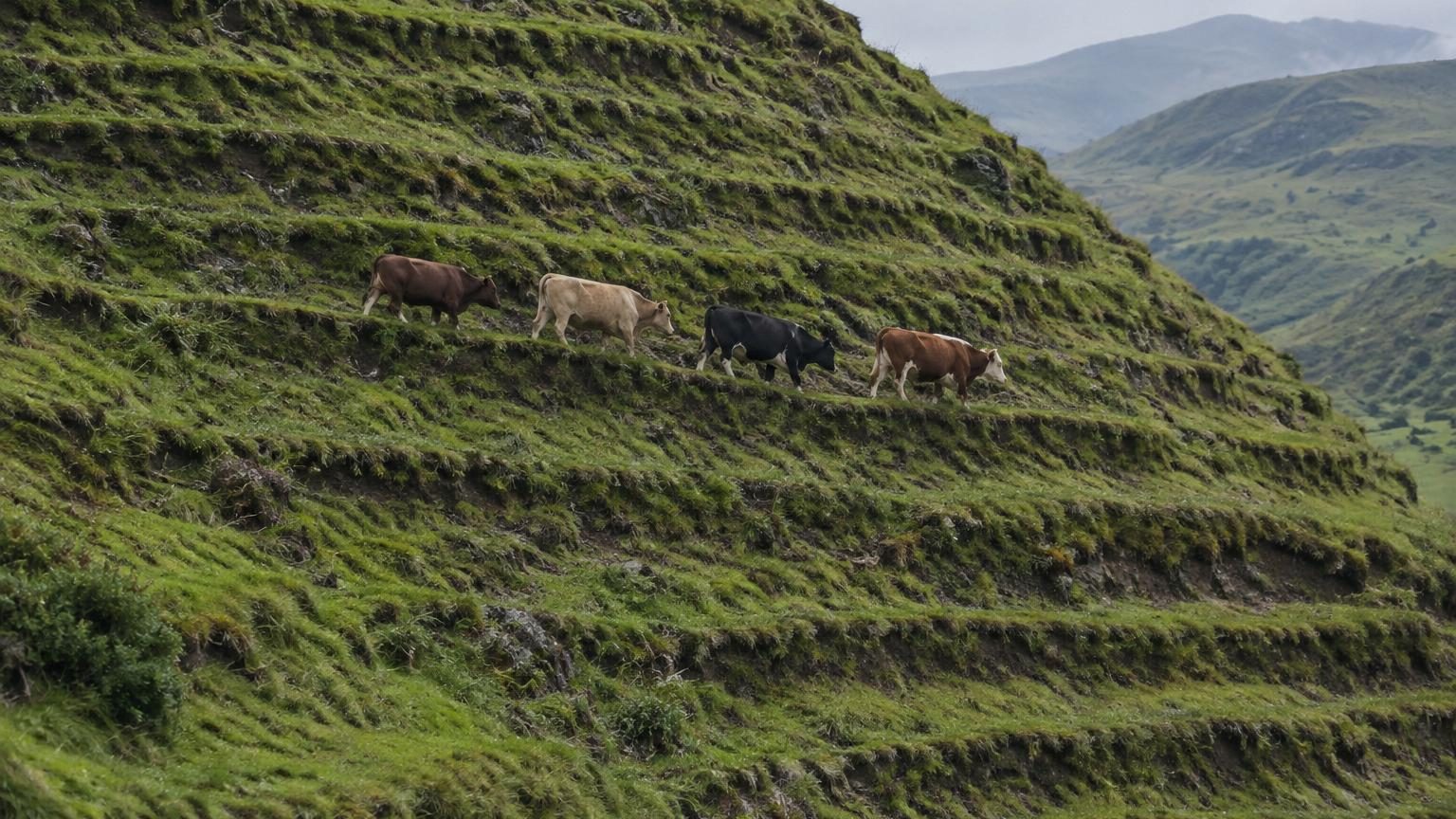 Ces étranges escaliers naturels sur les collines intriguaient depuis des décennies : ce ne sont ni des glissements de terrain ni l'érosion
