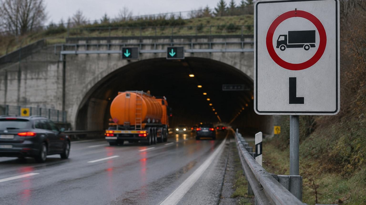 Ces panneaux à lettres à l'entrée des tunnels intriguent les automobilistes : voici à quoi ils servent vraiment