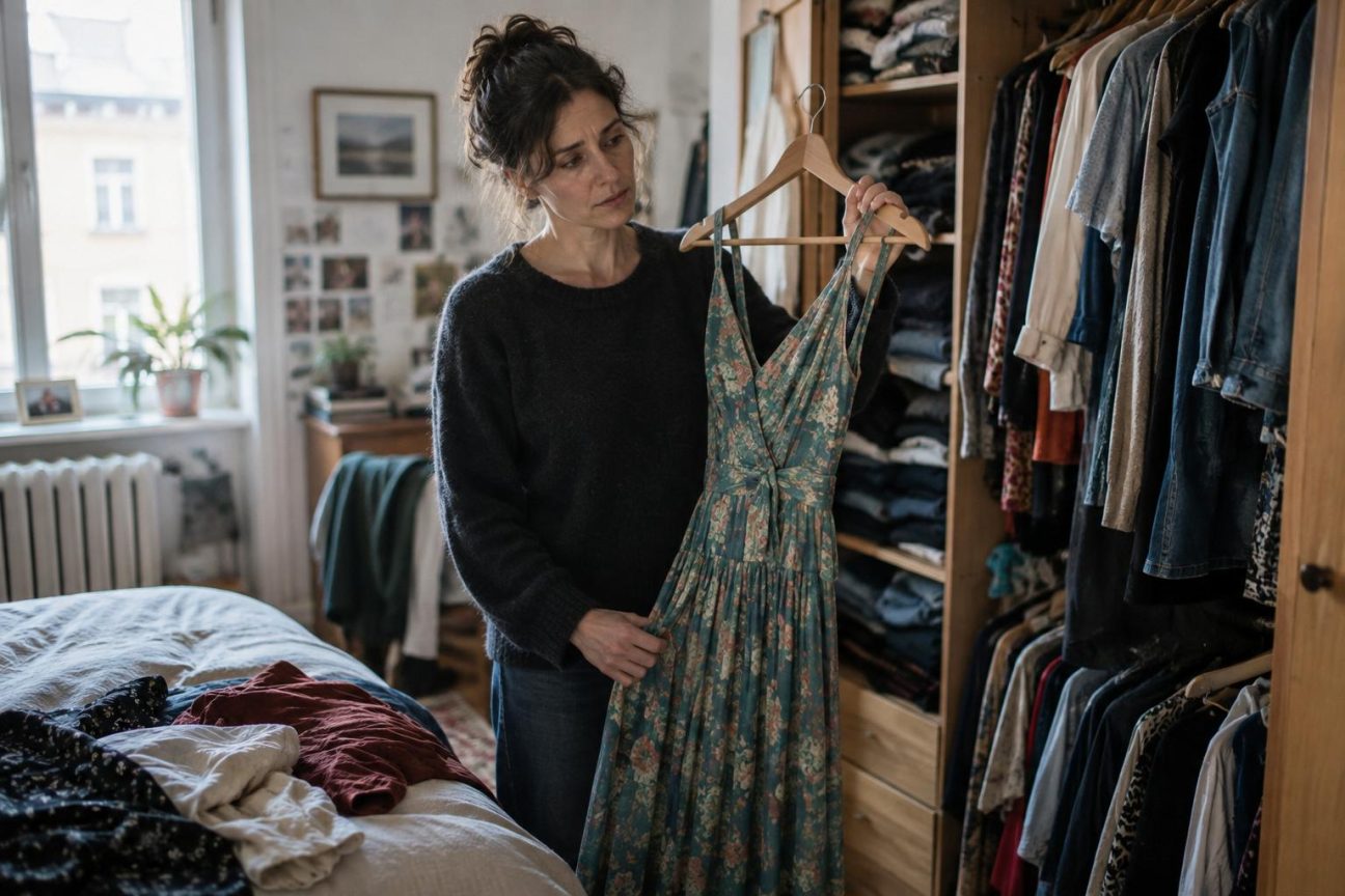 Ces vêtements que vous gardez sans jamais les porter : ce que la psychologie dit vraiment de ce réflexe