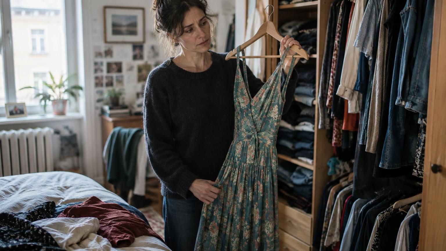 Ces vêtements que vous gardez sans jamais les porter : ce que la psychologie dit vraiment de ce réflexe