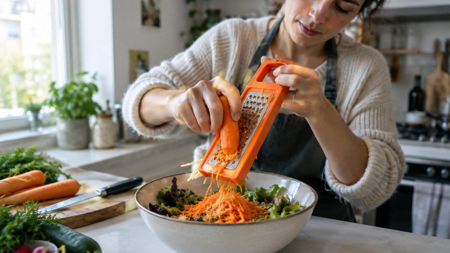 Cet accessoire de cuisine à moins de 9 euros change tout : ce n&rsquo;est ni un couteau ni une planche à découper