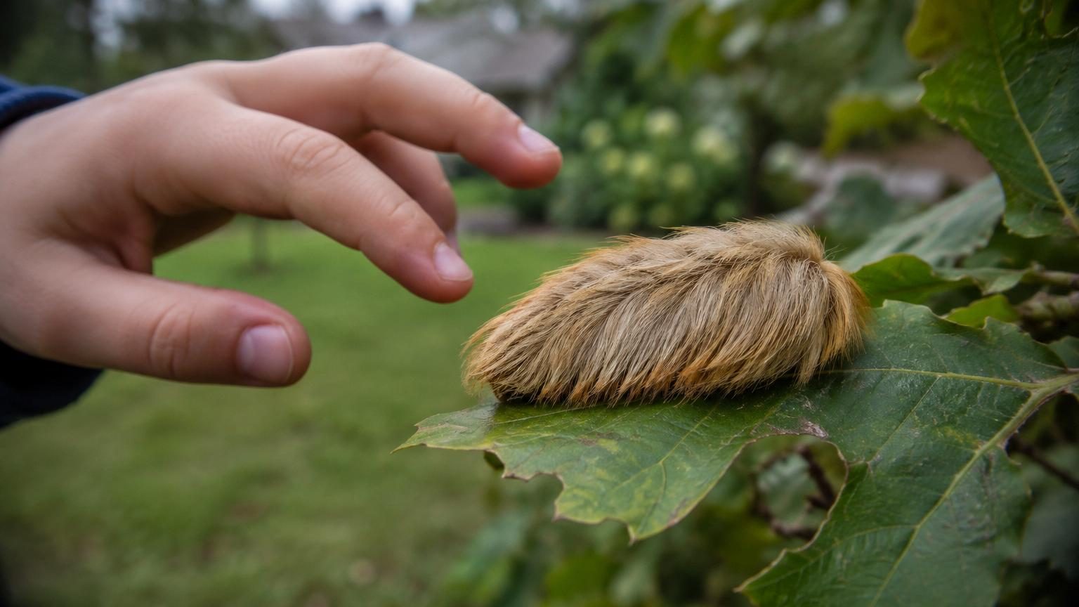 Cette chenille toute douce cache des aiguilles venimeuses sous sa fourrure : voici pourquoi il ne faut jamais la toucher