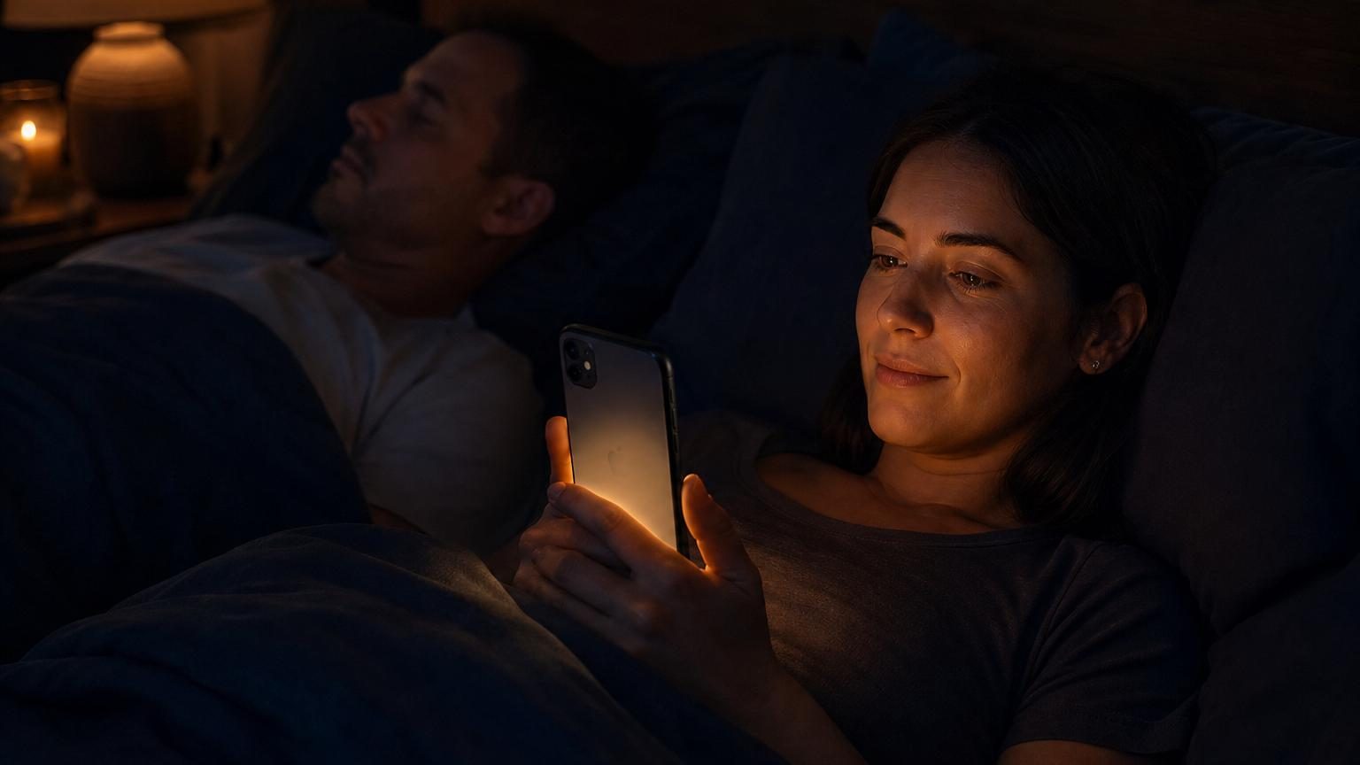 Cette fonction cachée de l&rsquo;iPhone est idéale au lit : elle assombrit l&rsquo;écran bien plus que le réglage habituel