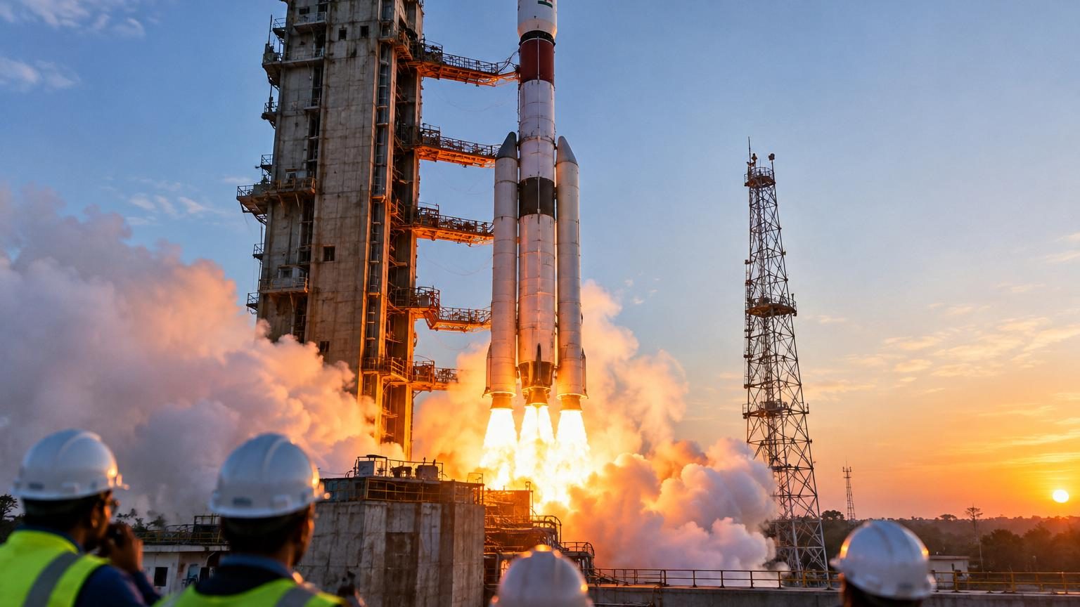 Cette fusée indienne de 33 mètres s'apprête à décoller : elle pourrait bouleverser l'économie mondiale du spatial
