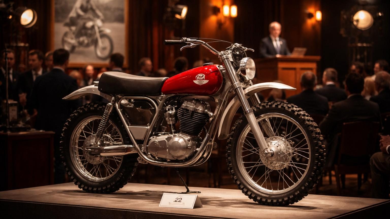 Cette moto de 1972 liée à Steve McQueen part aux enchères : elle est estimée jusqu&rsquo;à 50 000 livres