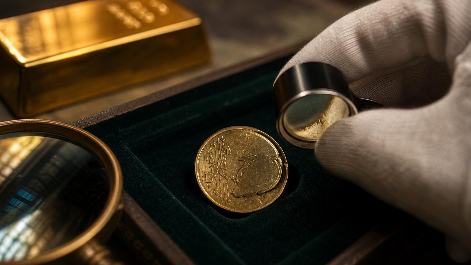 Gros plan sur une pièce de 20 centimes posée sur une surface neutre, avec des détails gravés visibles à la lumière naturelle
