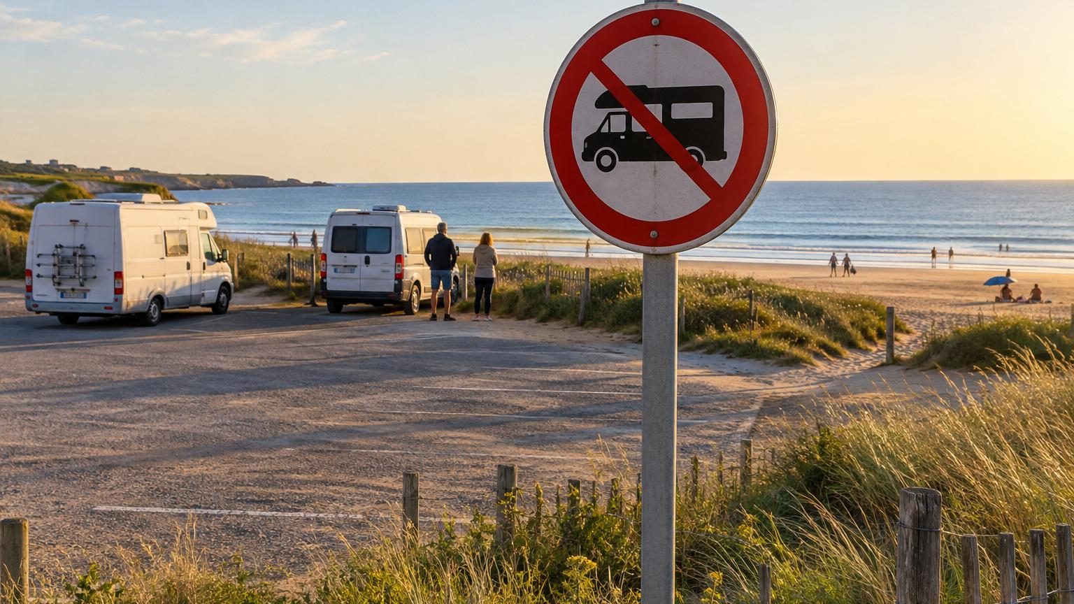 Cette plage attirait chaque été des centaines de camping-cars : les autorités viennent de prendre une décision radicale qui risque de décevoir les habitués